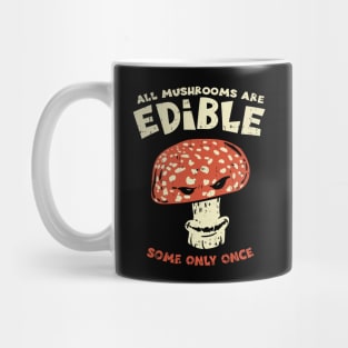 Mushroom Hunter T-Shirt fungi vegan Mug